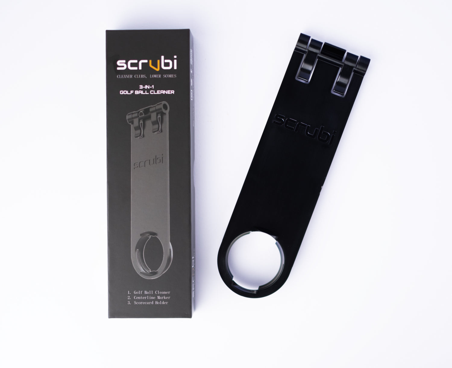 3-in-1 Scrubi Golf Ball Cleaner