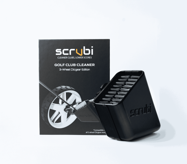 Scrubi Golf Club Cleaner *3-WHEEL CLICGEAR COMPATIBLE EDITION