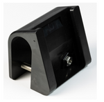 Scrubi golf club cleaner bracket that attached to a 3-wheel Clicgear